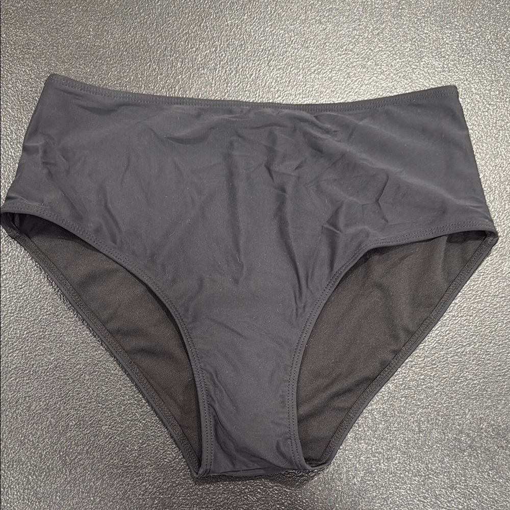 Old Navy Women's Charcoal Swim Panties